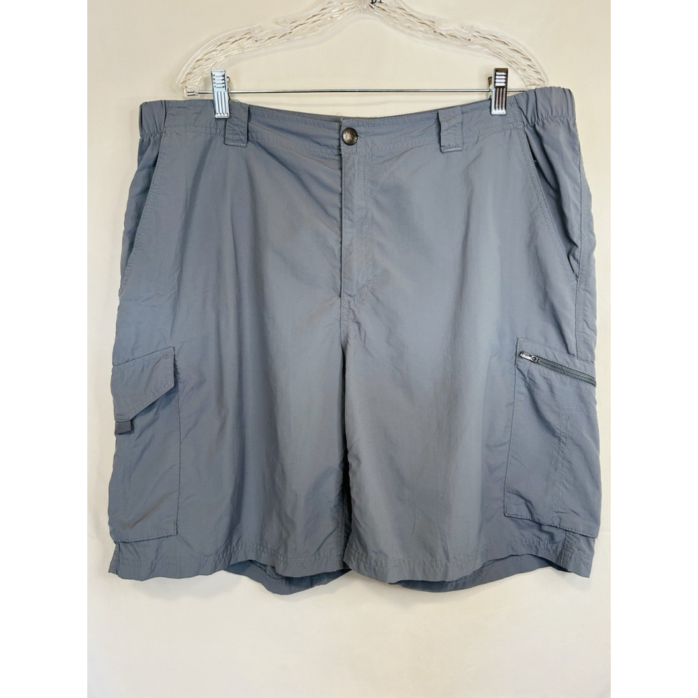 Columbia Silver Ridge Cargo Shorts Omni-Shade Men’s Blue 40 Hiking Outdoor Life